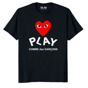 Play Comme Des Garcons Black Tshirt